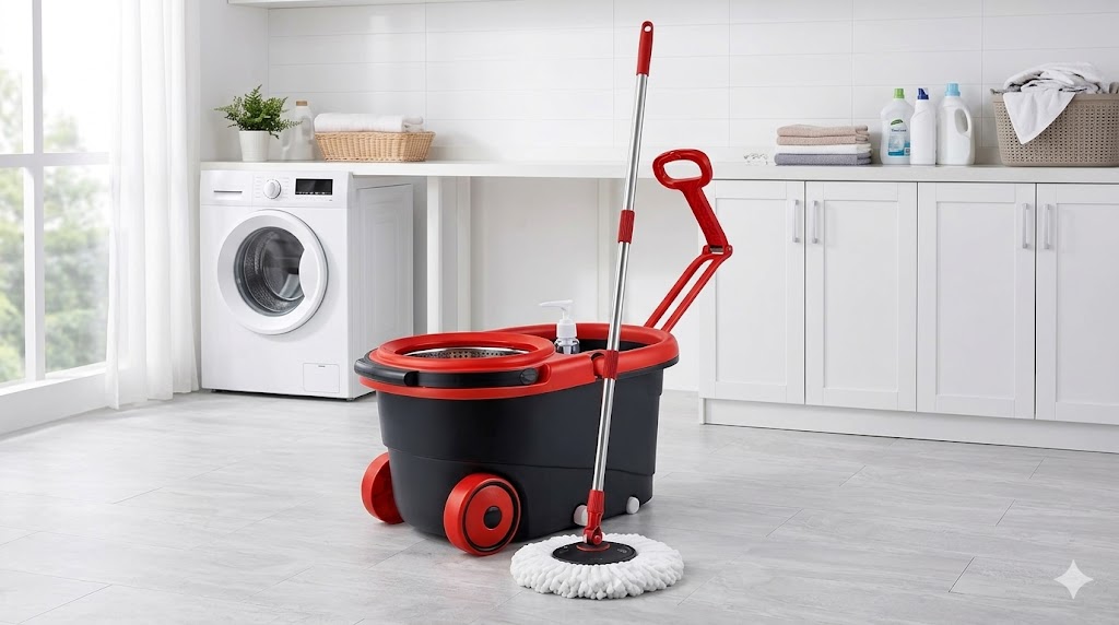 MOP GIRATÓRIO COM RODINHAS